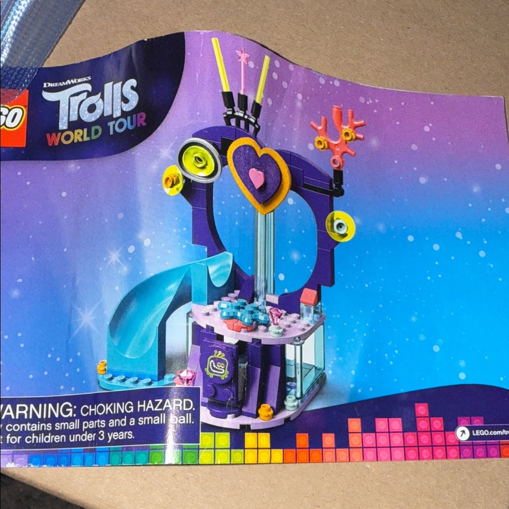 Trolls World Tour Lego Set Purple, Pink, Teal & Blue Mixed Build Pieces - Picture 2 of 2